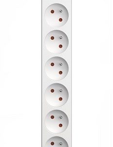 KERG jatkojohto katkaisijalla-6 pistorasiaa 3USB 16A 1,5m