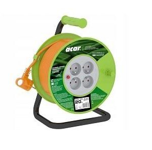 Acar PZ-4Z/OTM H05VV-F 3G1.0 20M sisäänvedettävä jatkojohto