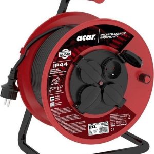 Acar PZ-4Z/STM H05RR-F 3G2.5 20M sisäänvedettävä jatkojohto