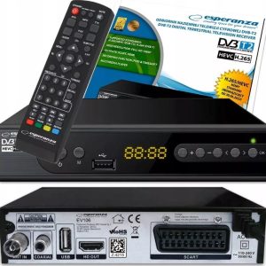 Esperanza EV106R TV digiboksi Kaapeli Musta