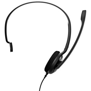 Sennheiser PC 7 USB-kuulokelangallinen sanka Toimisto/puhelukeskus USB Type-A Musta