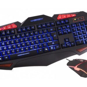 Esperanza EGK3000 Set Näppäimistö + langallinen taustavalaistu hiiri