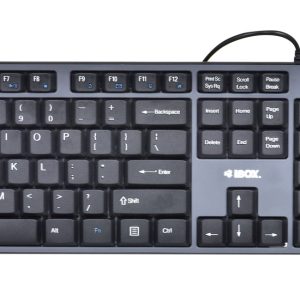 iBox IKMS606 näppäimistö Hiiri mukana Koti USB QWERTY UK English Musta