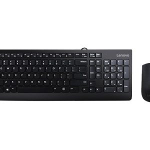 Lenovo 300 näppäimistö Hiiri mukana Universal USB QWERTY US English Black