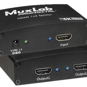 MUXLAB-jakaja HDMI 1x2, UHD-4K