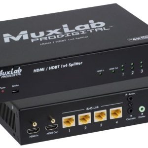 MUXLAB-jakaja HDMI/HDBT 1x4, UHD-4K
