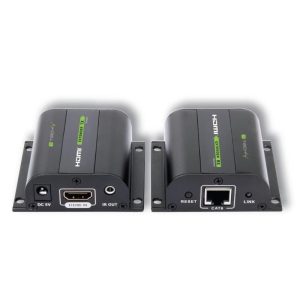 Techly Extender HDMI Full HD kaapelissa Cat.5E / 6 / 6A / 7 max 60 m Automaattinen säädettävä IDATA EXT-E70I
