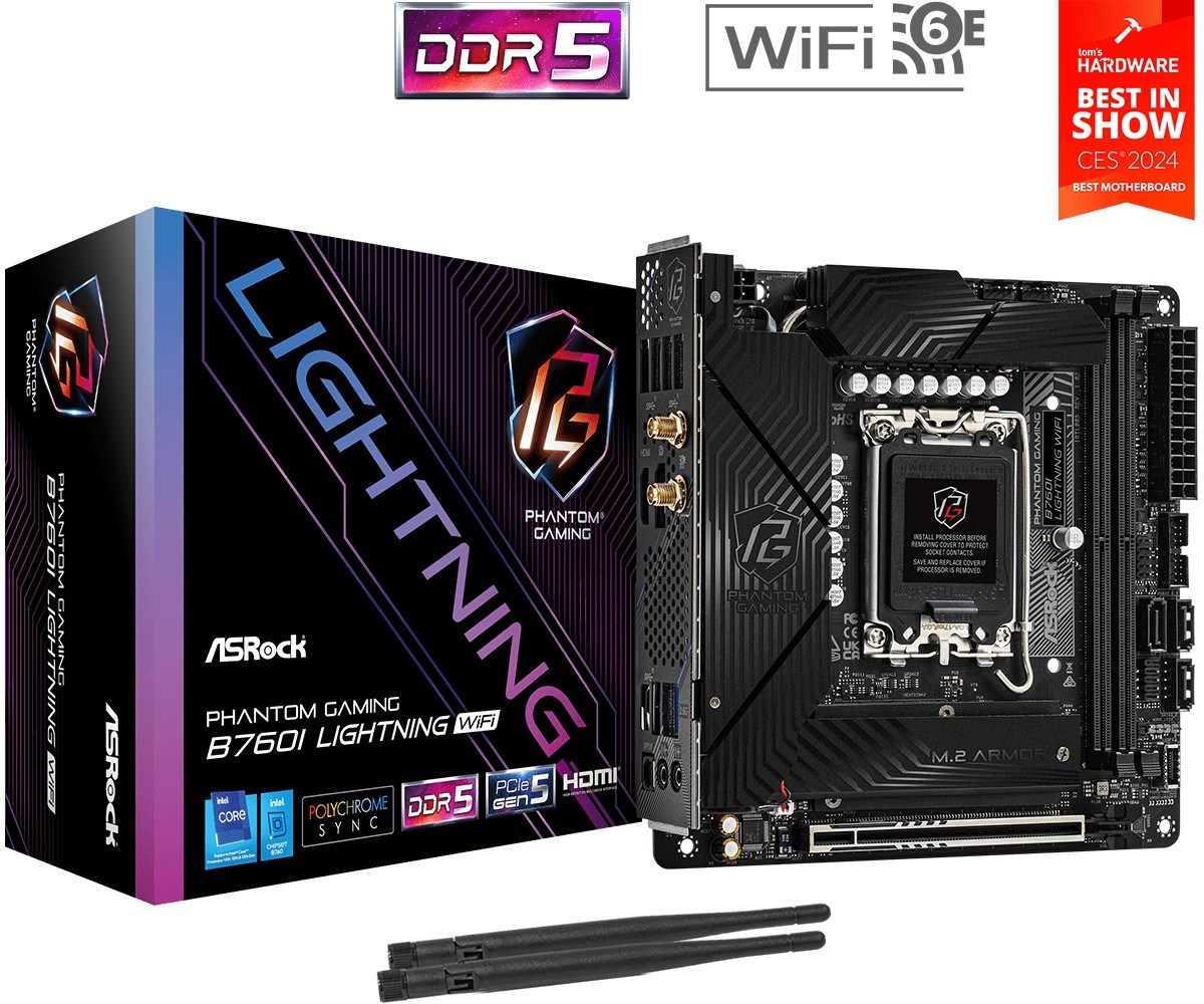 ASRock B760I LIGHTNING WIFI emolevy