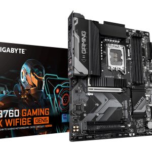 GIGABYTE B760 GAMING X WIFI6E GEN5 -emolevy - Tukee 14. sukupolven Intel Core -suorittimia, 8+1+1-vaiheista VRM:ää, jopa 5600 MHz DDR5, 3xPCIe 4.0 M.2, Wi-Fi 6E, 2.5 GbE.2 Gen 2 USB