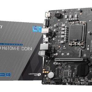 MSI PRO H610M-E DDR4 emolevy Intel H610 LGA 1700 micro ATX