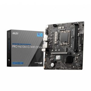 MSI PRO H610M-G WIFI DDR4 emolevy Intel H610 LGA 1700 micro ATX