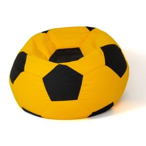 Jalkapallo Sako laukkupussi kelta-musta XL 120 cm