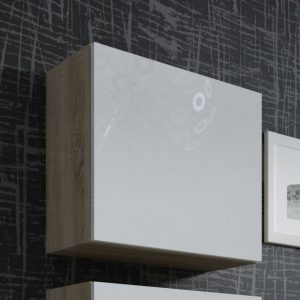 Cama Square kaappi VIGO 50/50/30 sonoma tammi/valkokiilto