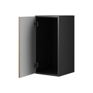 Cama täysi säilytyskaappi ROCO RO3 75/37/39 valkoinen/musta/valkoinen