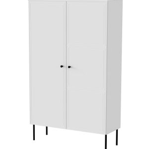 PALAZZO BIS vitriinikaappi 100x39x166 valkoinen matta