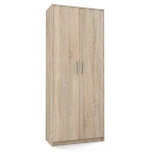 Arkistokaappi OLIV 2D 74x35x180 cm, sonoma