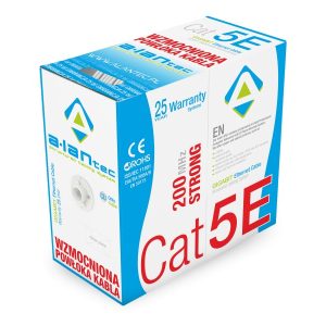 Alantec KIU5STR305 verkkokaapeli Harmaa 305 m Cat5e U/UTP (UTP)