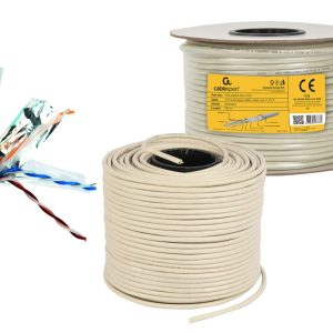 Gembird CAT6 FTP 100m verkkokaapeli Harmaa F/UTP (FTP)