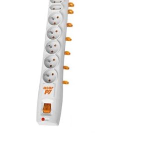 HSK DATA P7 3m teholaajennus 7 AC pistorasia(t) Sisä/ulko Harmaa