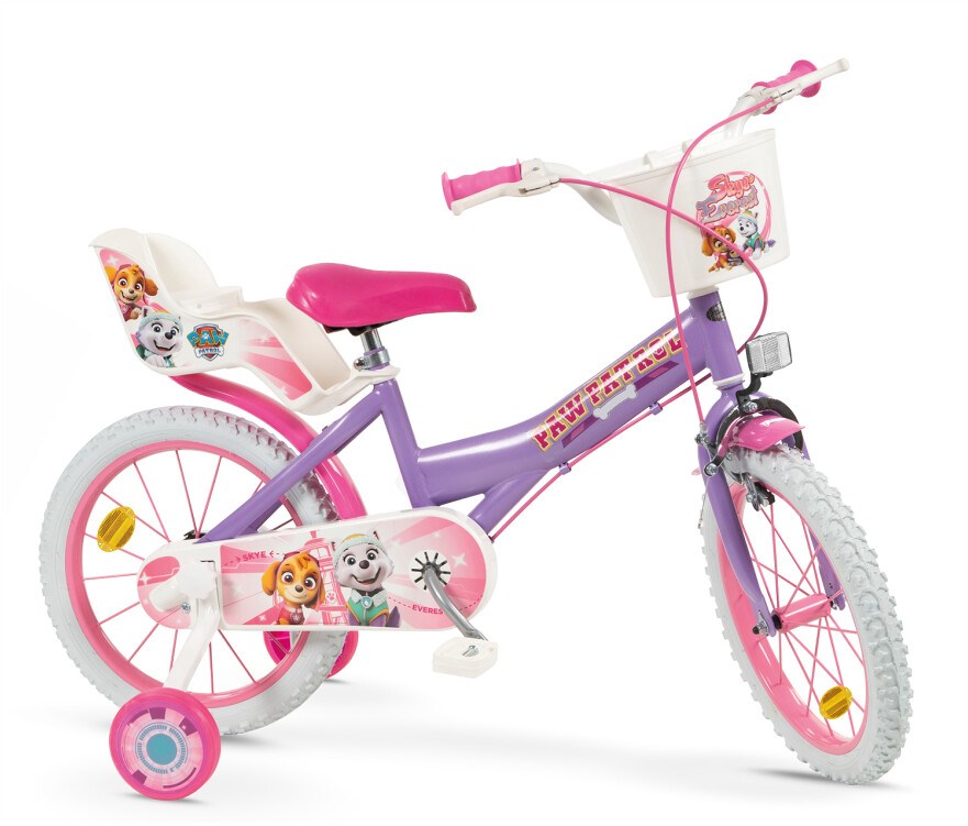 Lasten pyörä 16" Paw Patrol Purple 1680 Girl TOIMSA