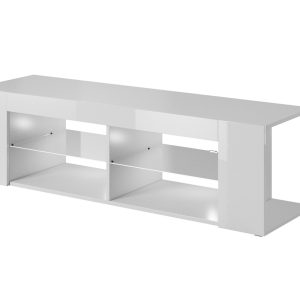 Cama TV-kaappi RTV TEXAS 50/134/40 valkoinen/valkoinen kiiltävä