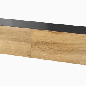 Cama TV-taso VIGO 140 30/140/40 musta/wotan tammi