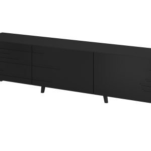 Cama RTV NOVA -kaappi 186x40x48 mattamusta