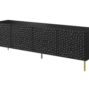 RTV HOLE -kaappi 190x40,5x59,5 cm mattamusta