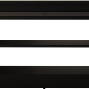 RTV GRANERO 200x56,7x35 musta/musta kiiltävä kaappi