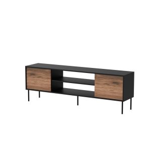 Cama EF CORTINA TV-kaappi 180x40x60 musta/pähkinä