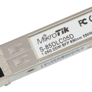 Mikrotik S-85DLC05D verkkolähetin-vastaanotinmoduuli 1250 Mbit/s SFP 850 nm