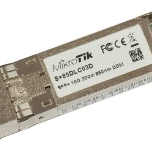 Mikrotik S+85DLC03D verkkolähetin-vastaanotinmoduuli kuituoptiikka 10000 Mbit/s SFP+ 850 nm