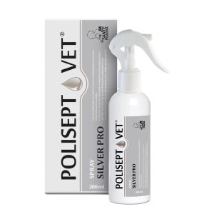 JM SANTE Polisept Vet Spray Silver Pro - haavaliuos koirille ja kissoille - 200 ml