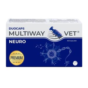 JM SANTE Multiway Vet Duocaps Neuro - kierrettävät hermostoa tukevat kapselit koiralle ja kissalle - 60 kpl