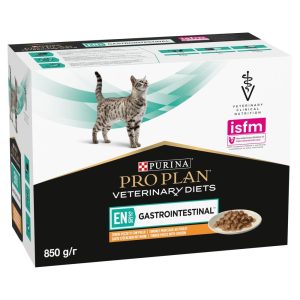 PURINA Pro Plan Veterinary Diets EN St/Ox Gastrointestinaalinen - kissan märkäruoka - 10 x 85g