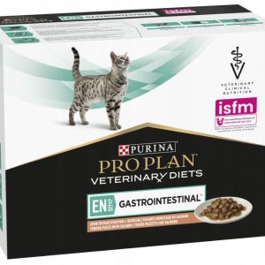 PURINA Pro Plan Veterinary Diets FI St/Ox Gastrointestinal Salmon - kissan märkäruoka - 10x85 g
