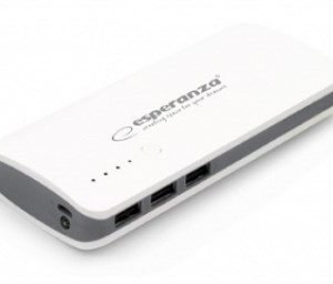 Esperanza EMP106WE Radium 8000 mAh harmaa, valkoinen