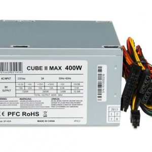 iBox CUBE II virtalähde 400 W 20+4 pin ATX ATX Silver