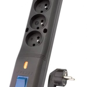 LESTAR 1966000422 teholaajennus 5 m 230 AC pistorasia(t) Sisäkäyttöön Musta