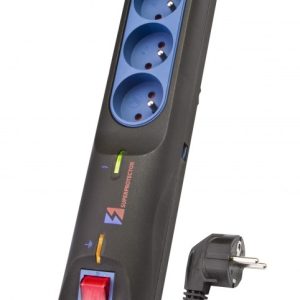 LESTAR 1966002822 Musta, Harmaa 5 AC pistorasia(t) 2,5 m