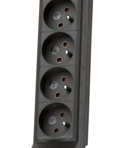 LESTAR 1966004055 teholaajennus 3 m 230 AC pistorasia(t) Sisäkäyttöön Musta