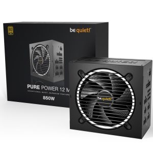 ole hiljaa! Pure Power 12 M virtalähde 850 W 20+4 pin ATX ATX Musta