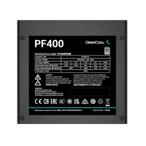 DeepCool PF400 virtalähde 400 W 20+4 pin ATX ATX musta