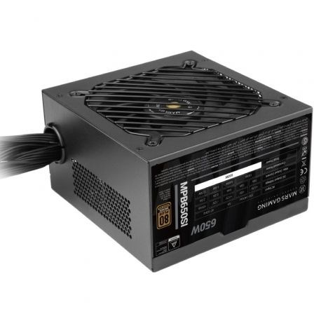Mars Gaming MPB650SI virtalähde 650 W 24-nastainen ATX ATX musta