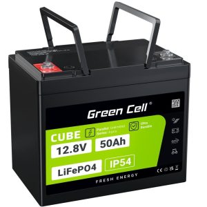 Green Cell LFPGC12V50AH UPS-akku Litiumrautafosfaatti (LiFePO4) 12 V 50 Ah