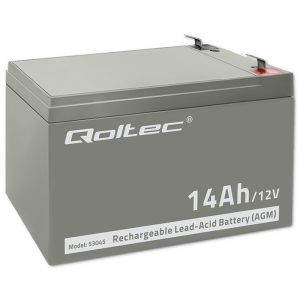 Qoltec 53045 AGM akku | 12V | 14 Ah