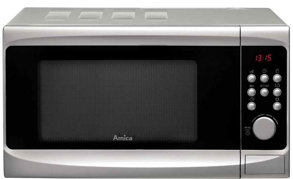 Amica AMG20E70GSV 20l 700W vapaasti seisova mikroaaltouuni
