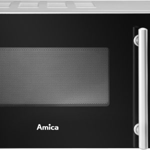 Amica AMGF20M1GS mikroaaltouuni Työtaso Grill mikroaaltouuni 20 L 700 W Musta, hopea