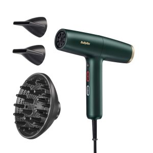 BaByliss Air Power Pro -hiustenkuivain 1700 W kultaa, vihreä