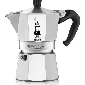 Bialetti Moka Express Moka kattila 0,2 L alumiinia, musta